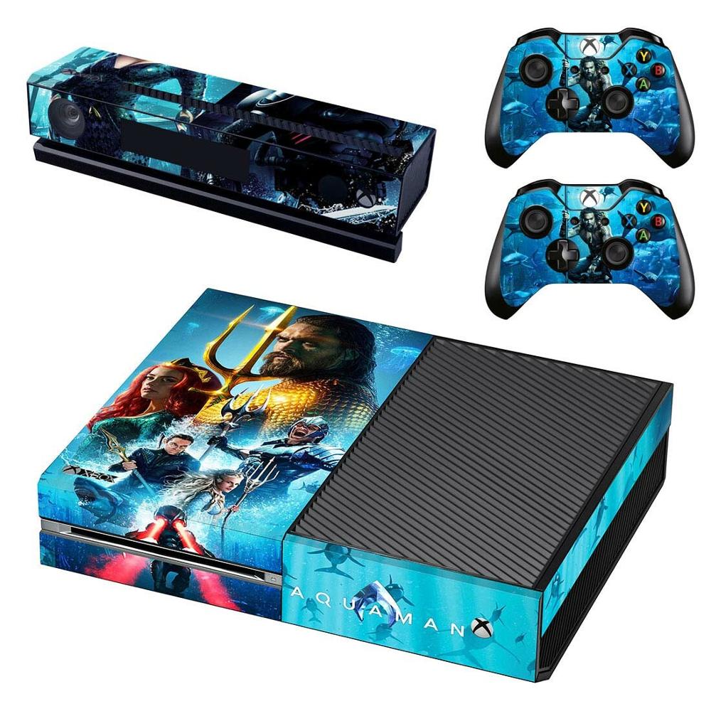Xbox one  Ų Į ƼĿ  aquaman ƼĿ xbox one ܼ kinect 2 Ʈѷ Ų  pegatinas adesivo